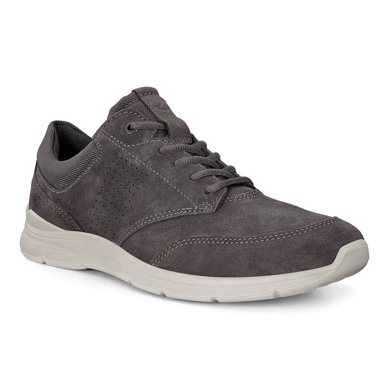 Men Casual Ecco Irving - Business Grey - India PWTJEA963